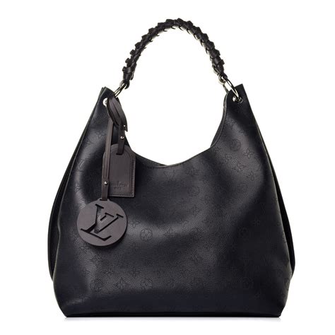 louis vuitton carmel bag black|Louis Vuitton mahina hobo bag.